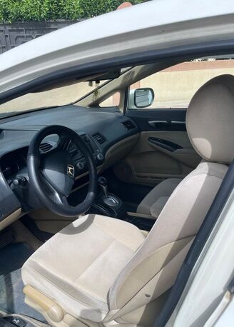 Jubail, Vehicles, Cars & Trucks , SAR 19500,  Honda Civic,  2007,  Automatic,  304000 KM,    For Sale - Pearl White, Well Maintained And Good Running Condition