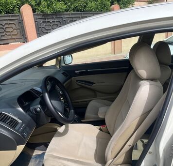 Jubail, Vehicles, Cars & Trucks , SAR 19500,  Honda Civic,  2007,  Automatic,  304000 KM,    For Sale - Pearl White, Well Maintained And Good Running Condition
