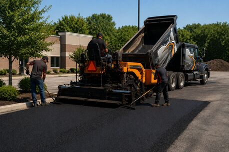 New York, Construction, Parking Lot Paving In Columbus Ohio For Commercial Asphalt Restoration