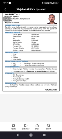 Manama, Job Seekers, Seeking For Driver Job