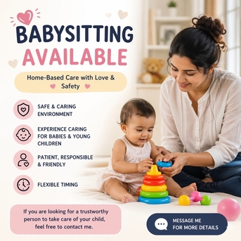East Riffa, Daycare, Baby Sitting Available
