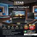 BHD 88,  ThinkPad Core I7 8th Gen Laptop 8GB RAM 256GB M.2 SSD 14" FHD Display Free Bag & Mouse
