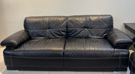 Al Nuzha, Furniture, SAR 1100,  Leather Sofa Set 3+2+1_Home Center