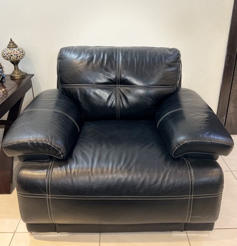 Al Nuzha, Furniture, SAR 1100,  Leather Sofa Set 3+2+1_Home Center