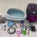 SAR 200,  Cat Cage And Accessories For Sale