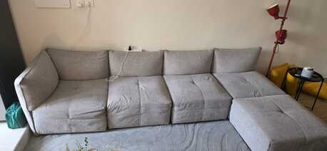 Al Sulaymaniyyah, Furniture, SAR 1000,  Used 4 Seaters Couches With Ottoman
