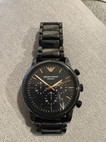 Akrabia, Clothing & Accessories, SAR 650,  Emporio Armani Ceramica Watch AR1509