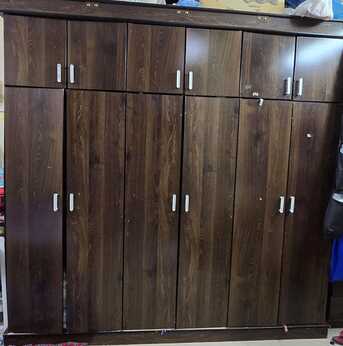 Al Wizarat, Furniture, SAR 400,  Bed With Dressing Table & 6 Doors Wardrobe