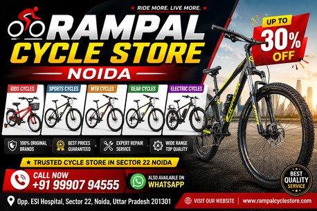 Noida, Bicycles, Best Cycle Shop In Noida | Rampal Cycle Store