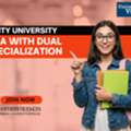 Validated Management Foundations: Amity University MBA With Dual Specialization