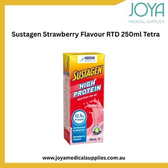 Sydney, Health & Beauty Items, Sustagen Strawberry Flavour RTD 250ml Tetra - Joya Medical Supplies