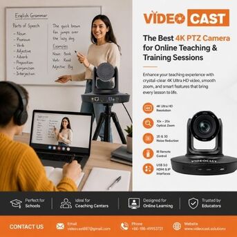 Washington DC, Electronics, USD 580,  Which Is The Best 4K PTZ Camera For Online Teaching & Training?