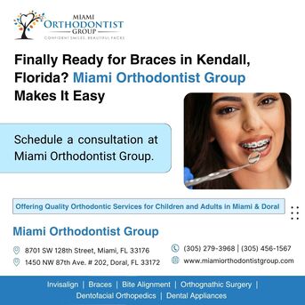 Miami, Dental, Finally Ready For Braces In Kendall, Florida? Miami Orthodontist Group Makes It Easy