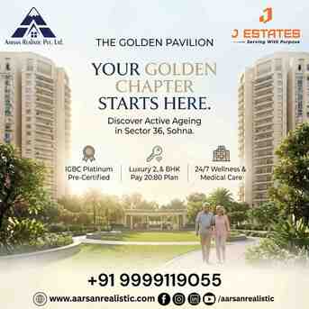 Gurugram, Apartments, Flats, Houses & Villas, Senior Living Homes In Gurgaon | J Estate Sohna