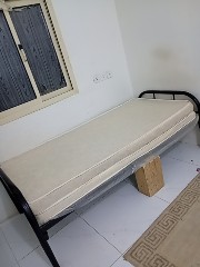 Al Janadriyah, Household Items, SAR 100,  Single Bed + Mattress (Good Condition) URGENT SALE..!!