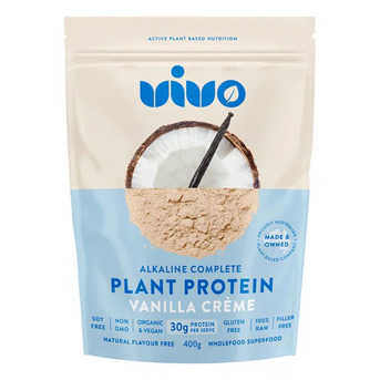 Sydney, Health & Beauty Items, AUD 43,  Buy Vivo Organic Alkaline Complete Plant Protein Vanilla Creme 400g - 1kg Australia