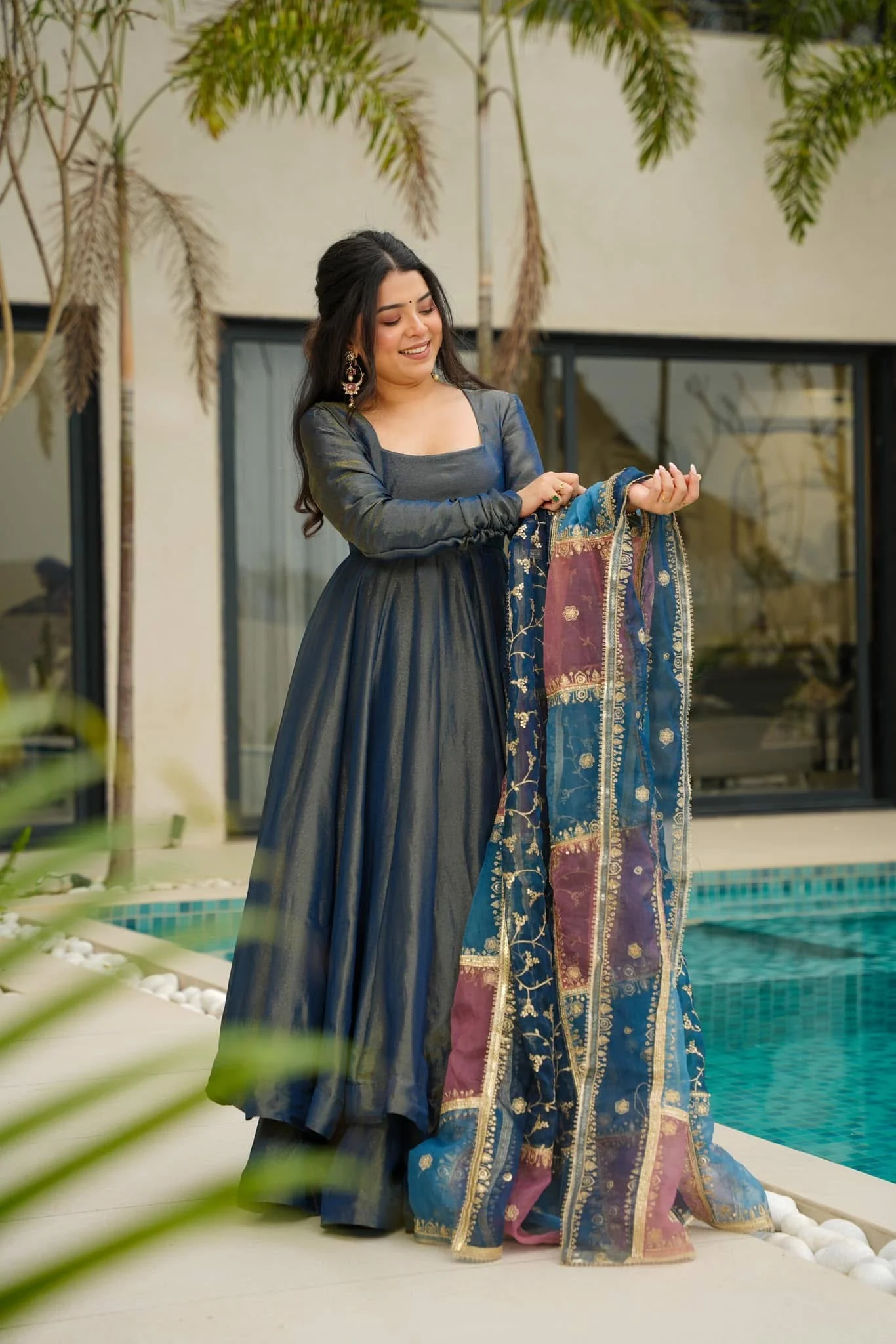 Jaipur, Clothing & Accessories, INR 7500,  Buy Noor Serenity Cosmos Suit Set Online