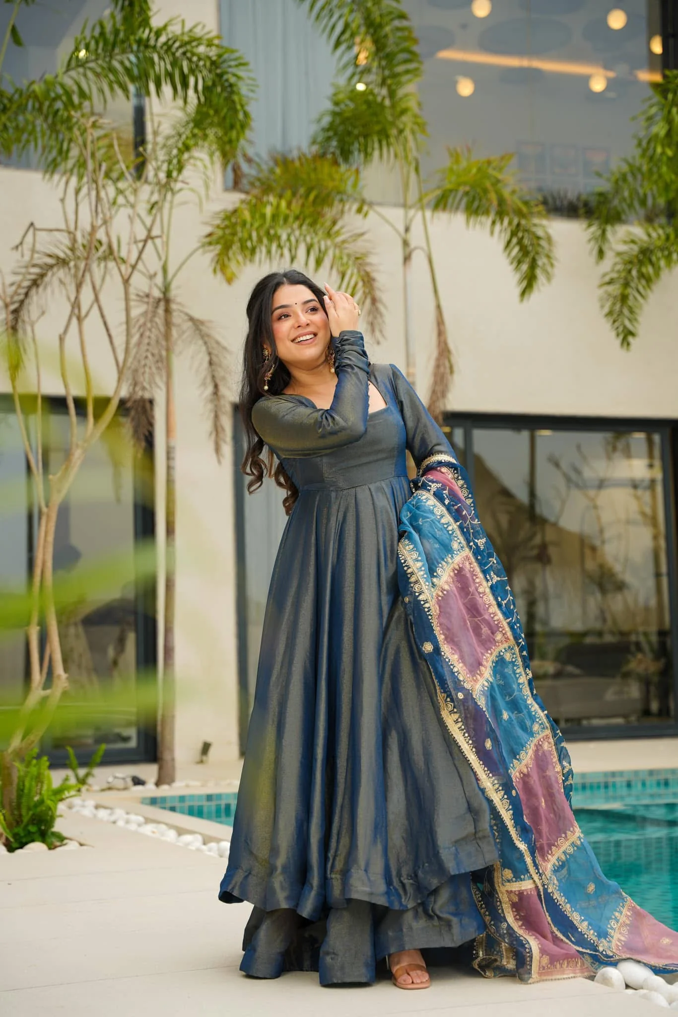 Jaipur, Clothing & Accessories, INR 7500,  Buy Noor Serenity Cosmos Suit Set Online