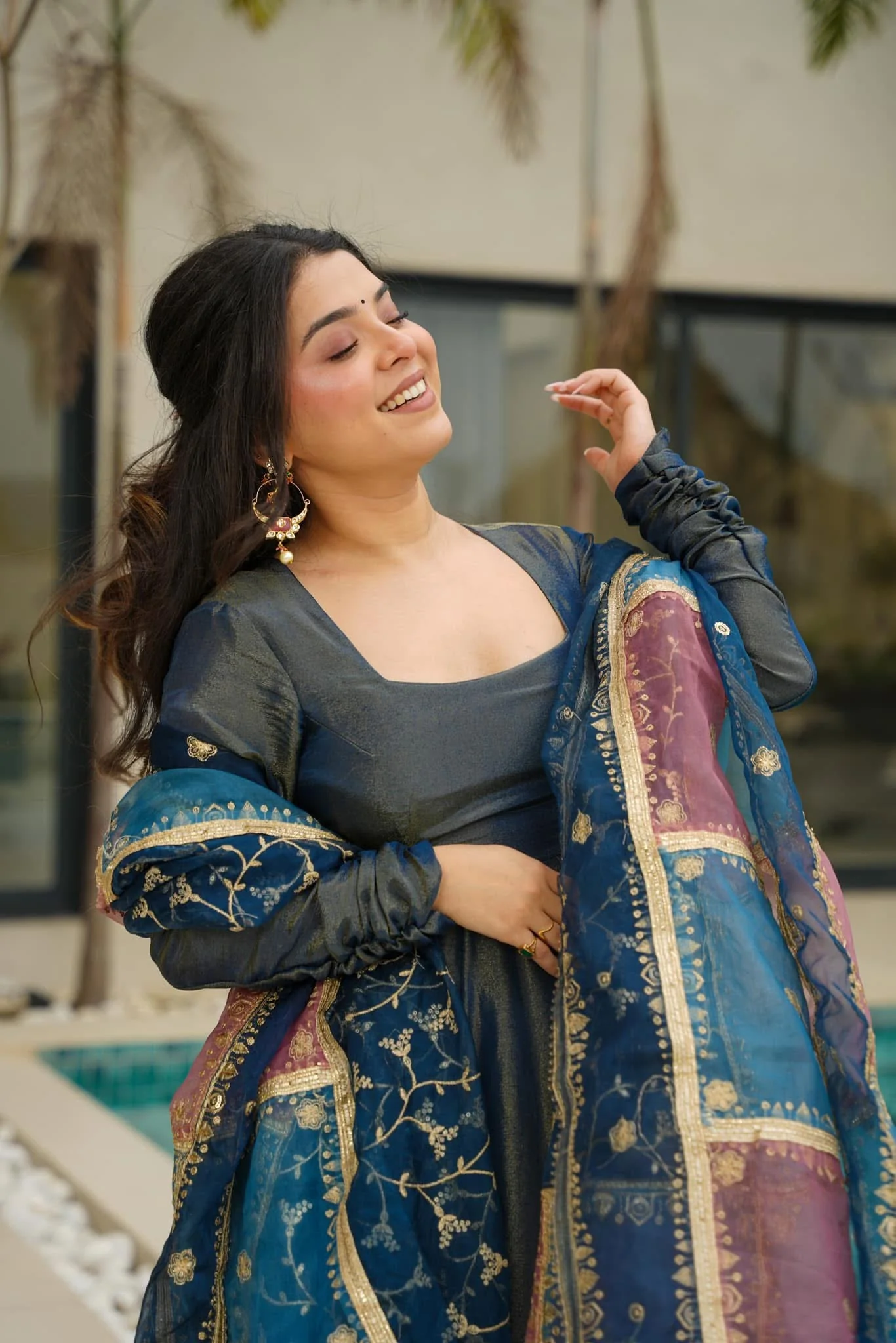 Jaipur, Clothing & Accessories, INR 7500,  Buy Noor Serenity Cosmos Suit Set Online