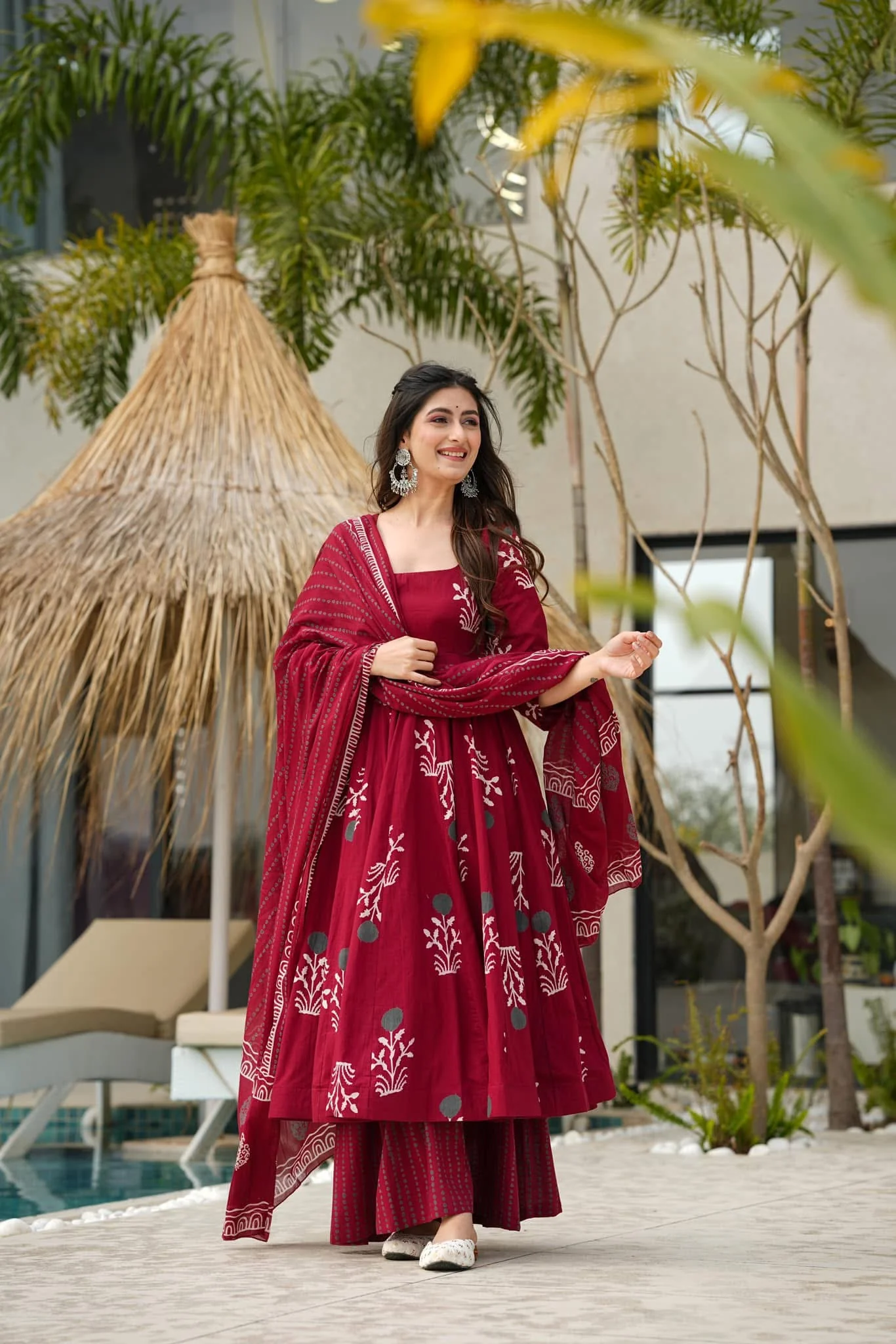 Jaipur, Clothing & Accessories, INR 3500,  Buy Maho Chic Cotton Suit Set Online