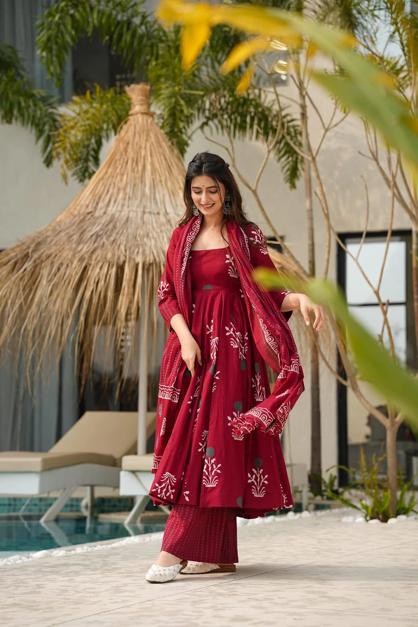 Jaipur, Clothing & Accessories, INR 3500,  Buy Maho Chic Cotton Suit Set Online