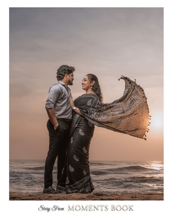 Chennai, Photography, Beach Pre Wedding Shoot | Candid Couple Photography In Sunset