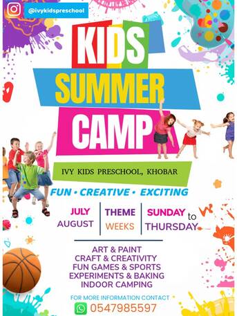 Khobar, Daycare, SUMMER CAMP 2026