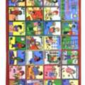Colorful Kids Rainbow Rug Design