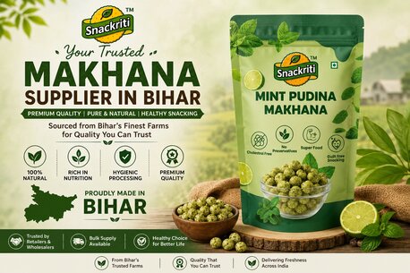 Mumbai, Food Delivery, Makhana Supplier In Bihar Offering Premium Quality Fox Nuts