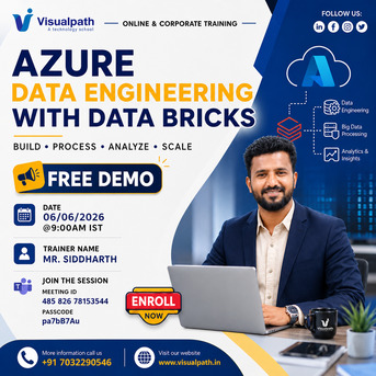 Hyderabad, Lessons Offered, Join Demo Azure Data Engineering With Databricks On June 6th