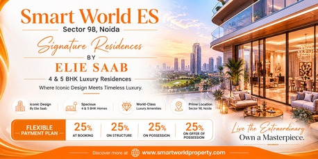 Noida, Real Estate For Sale, INR 139500000,  2 BR,  Elevate Your Lifestyle At Smart World ES Sector 98 Noida