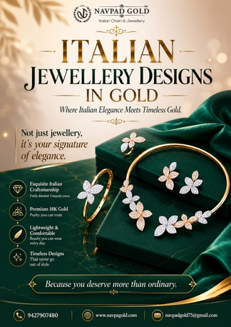 Ahmedabad, Jewelry, Why Italian-Inspired Gold Jewellery Continues To Attract Modern Buyers