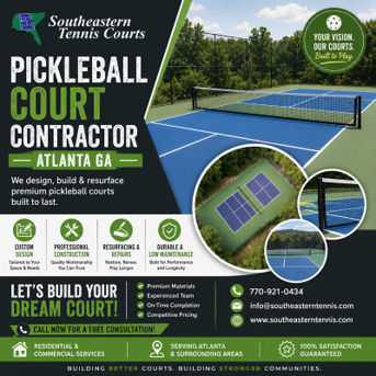 New York, Construction, Pickleball Court Contractor Atlanta GA
