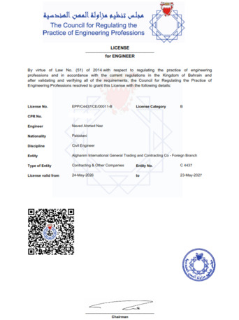 Manama, Construction, Provide Structural Design Of Buildings And Infrastructures (RCC & Steel)