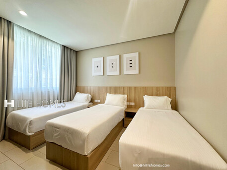 Salmiya, Apartments, Flats, Houses & Villas, KWD 750/month,  3 BR,  Fully Furnished Three Bedroom Apartment For Rent In Salmiya