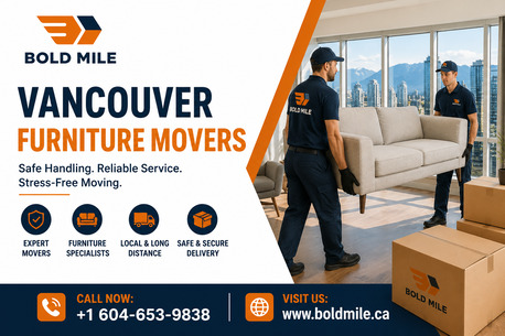 Surrey, Labor/Moving, New Home In Vancouver? Let Bold Mile Move Your Furniture With Care