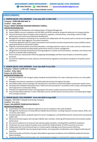 Khobar, Job Seekers, Sr.Civil QA/QC Eng / Sr. Civil Site Eng. Immediate Joining | Transferable Iqama|0573635442