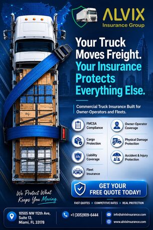 New York, Financial, Your Truck Moves Freight. Your Insurance Protects Everything Else.