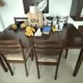 BHD 20,  Home Center Dining Table + 6 Chairs