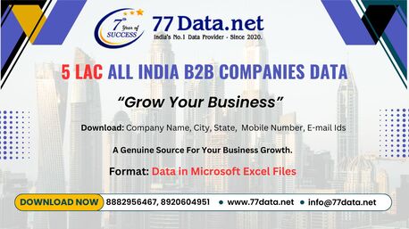 Mumbai, Business, 5 Lac All India B2B Companies Database In Excel Format