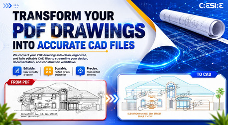 Chicago, Construction, Transform Your PDF Files Into Accurate CAD Files