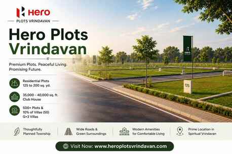 Lucknow, Residential Plots, 200 Sq. Yard,  Hero Plots Vrindavan - Own Your Dream Space