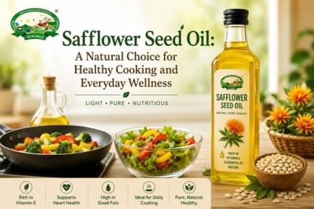 Noida, Food, INR 638,  Safflower Seed Oil-A Natural Choice For Healthy Cooking And Everyday Wellness
