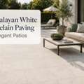 Himalayan White Porcelain Paving - East Yorkshire Stone
