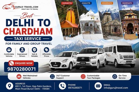 New Delhi, Guest Posting, Hire Delhi To Chardham Taxi With Experienced Drivers