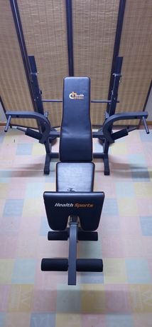 Al Malaz, Sporting Goods, SAR 500,  Health Sports Multi-purpose Weight Bench With A Barbell Rack