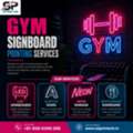 Custom Gym Signboards Near Me For Strong Brand Visibility