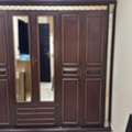 SAR 250,  6-Door Wooden Wardrobe With Mirror