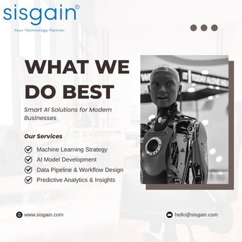 Mumbai, Software Development, Machine Learning Development Services By SISGAIN