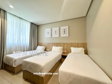 Salmiya, Apartments, Flats, Houses & Villas, KWD 750/month,  Furnished,  3 BR,  Furnished Three Bedroom Apartment For Rent In Salmiya